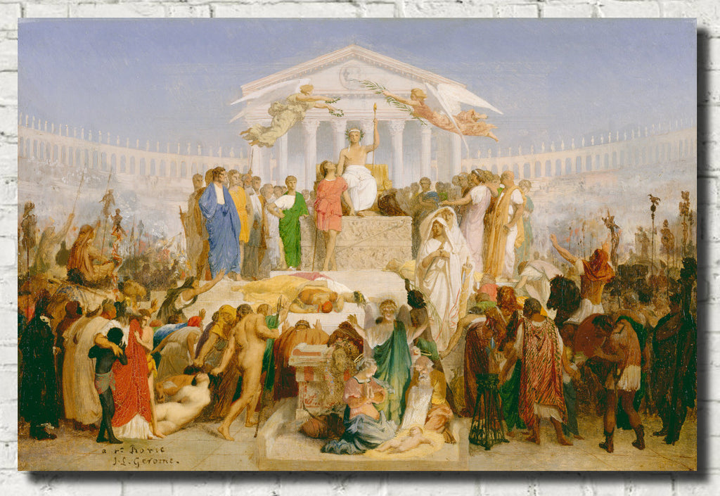 Jean-Léon Gérôme Fine Art Print : The Age of Augustus, the Birth of Christ