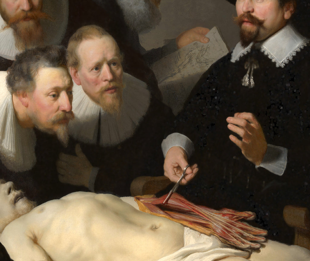Rembrandt Fine Art Print, The Anatomy Lesson of Dr Nicolaes Tulp