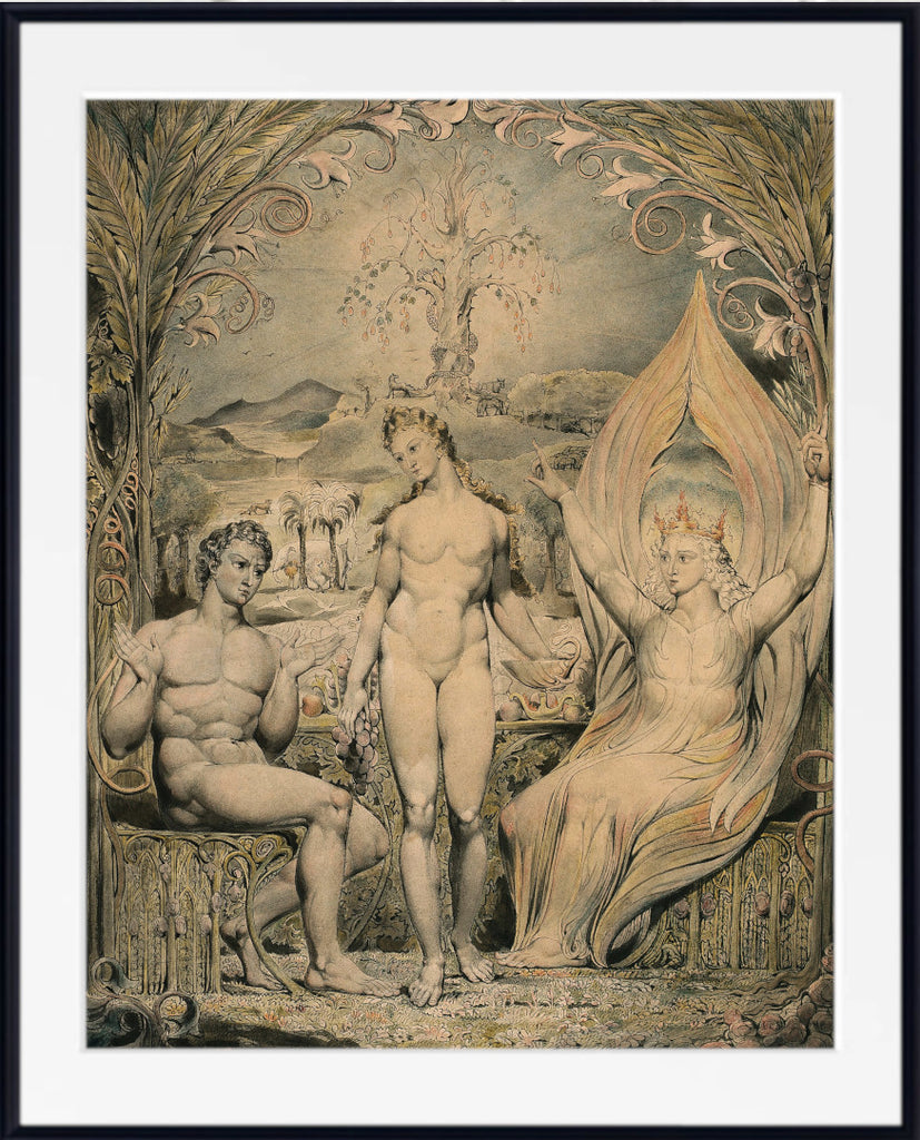 William Blake, The Archangel Raphael with Adam and Eve