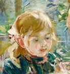 Berthe Morisot, French Fine Art Print : The Artists Daughter Julie With Her Nanny