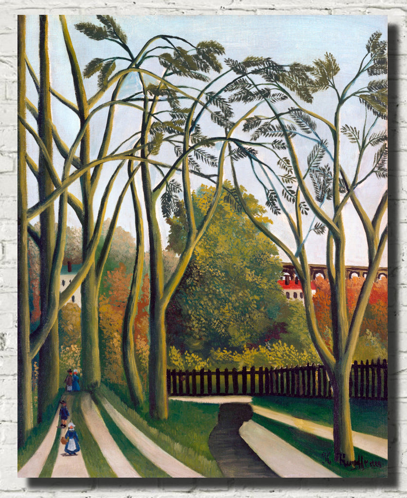 Henri Rousseau, Post-Impressionist Fine Art Print, The Banks of the Bièvre near Bicêtre