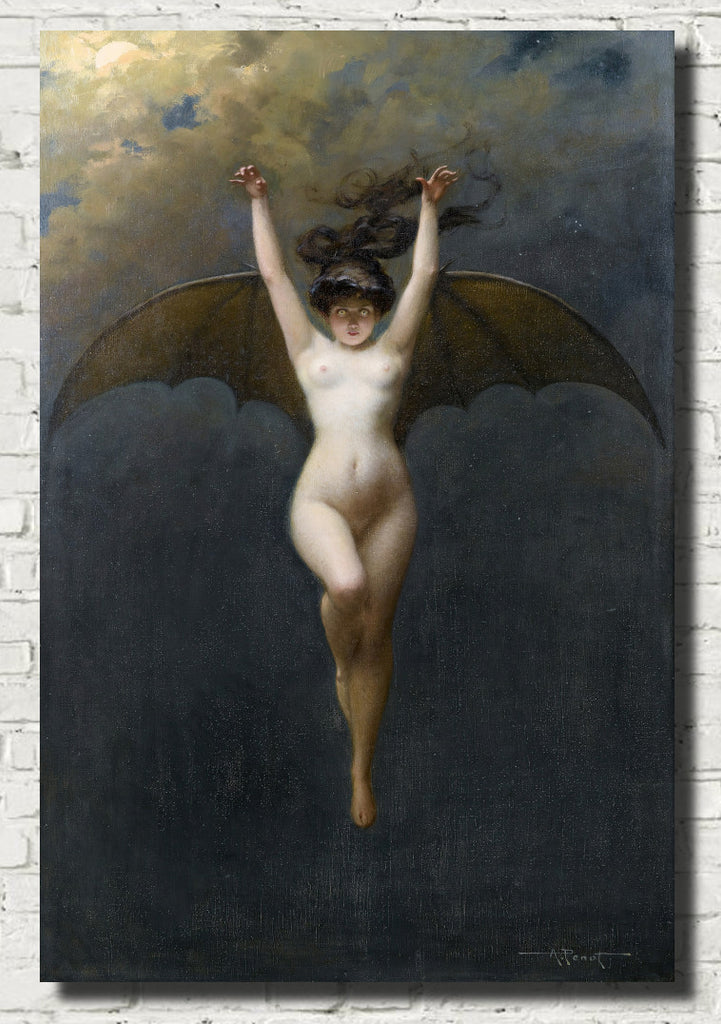 The Bat-Woman, Albert Joseph Penot Fine Art Print