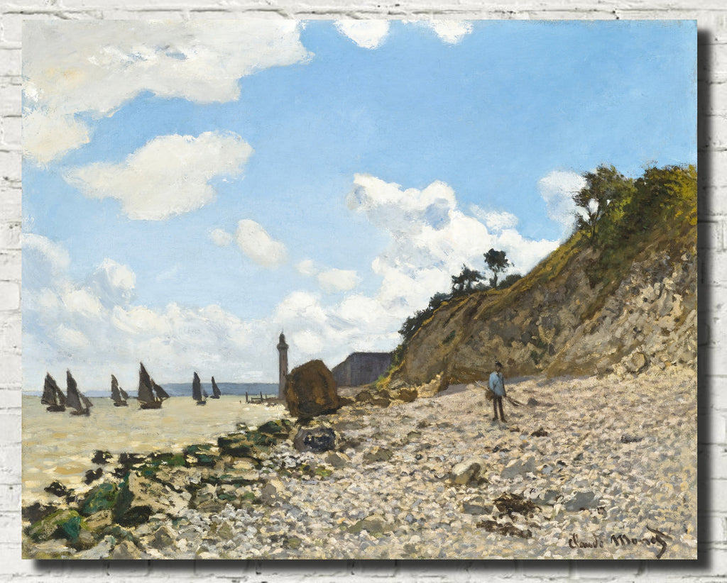 Claude Monet Fine Art Print, The Beach at Honfleur