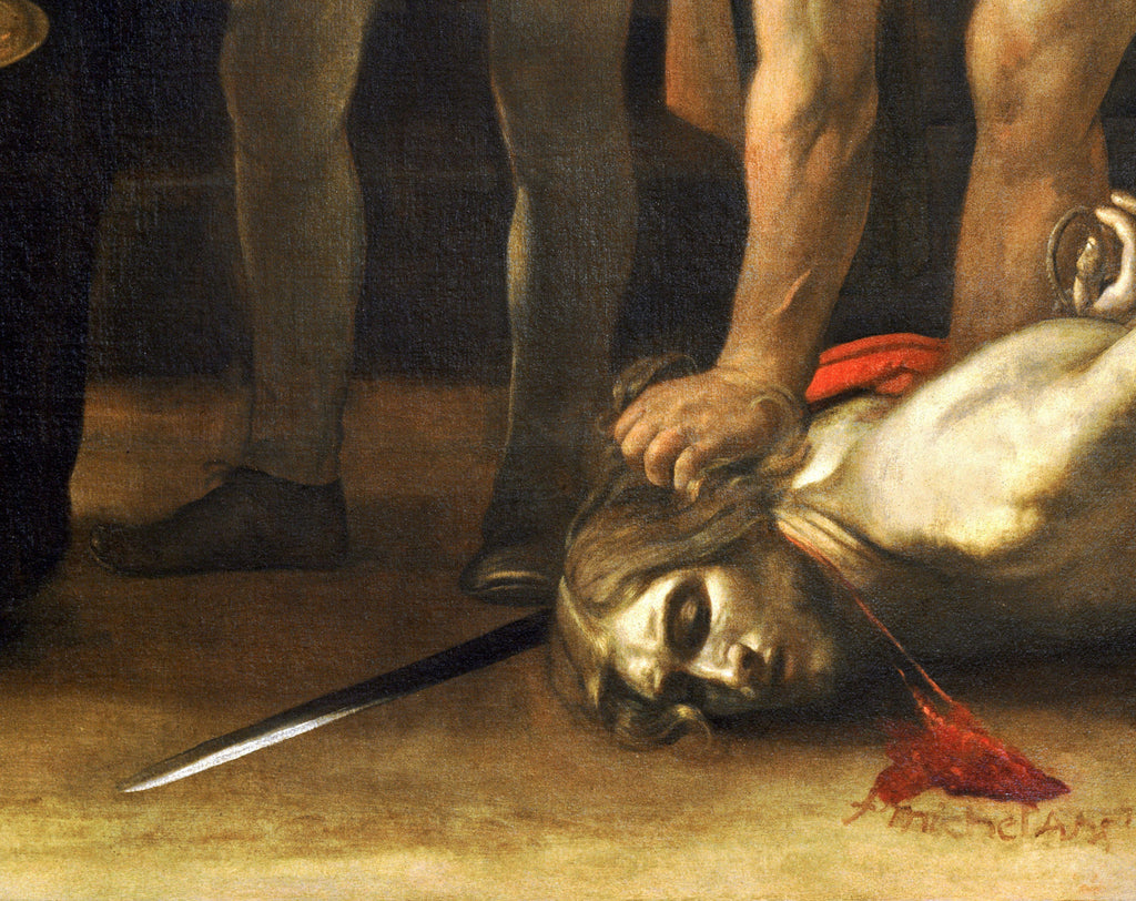 Caravaggio Baroque Fine Art Print, The Beheading of Saint John the Baptist