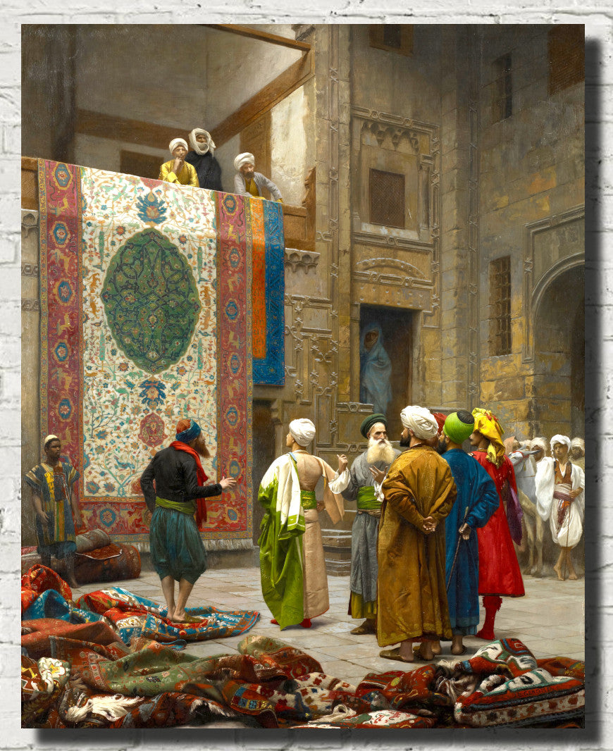 Jean-Léon Gérôme Fine Art Print : The Carpet Merchant