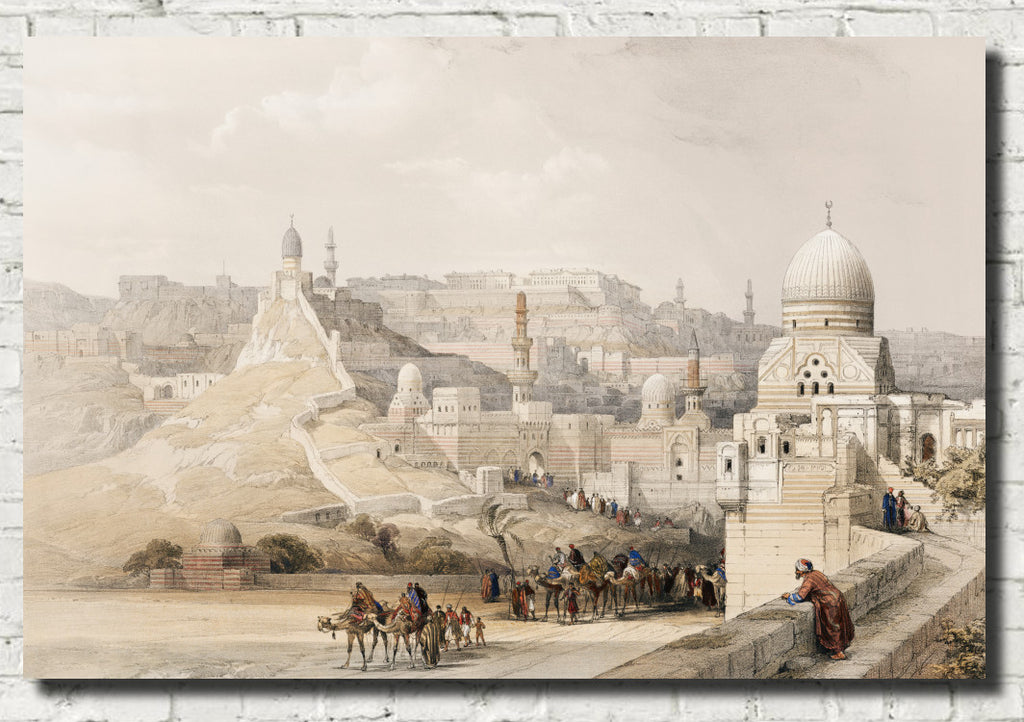 The Citadel of Cairo residence of Mehemet Ali, David Roberts Fine Art Print