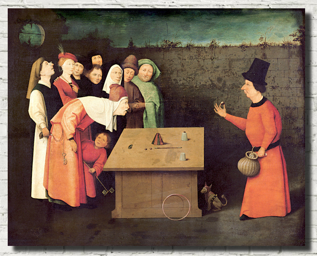 Hieronymus Bosch Fine Art Print, The Conjurer