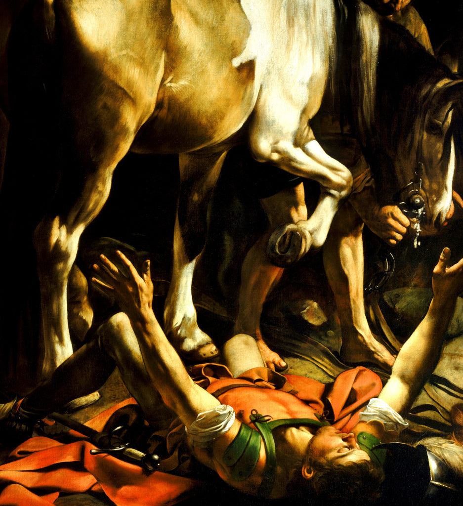 Caravaggio Baroque Fine Art Print, The Conversion on the Way to Damascus