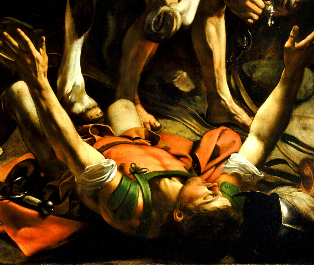 Caravaggio Baroque Fine Art Print, The Conversion on the Way to Damascus