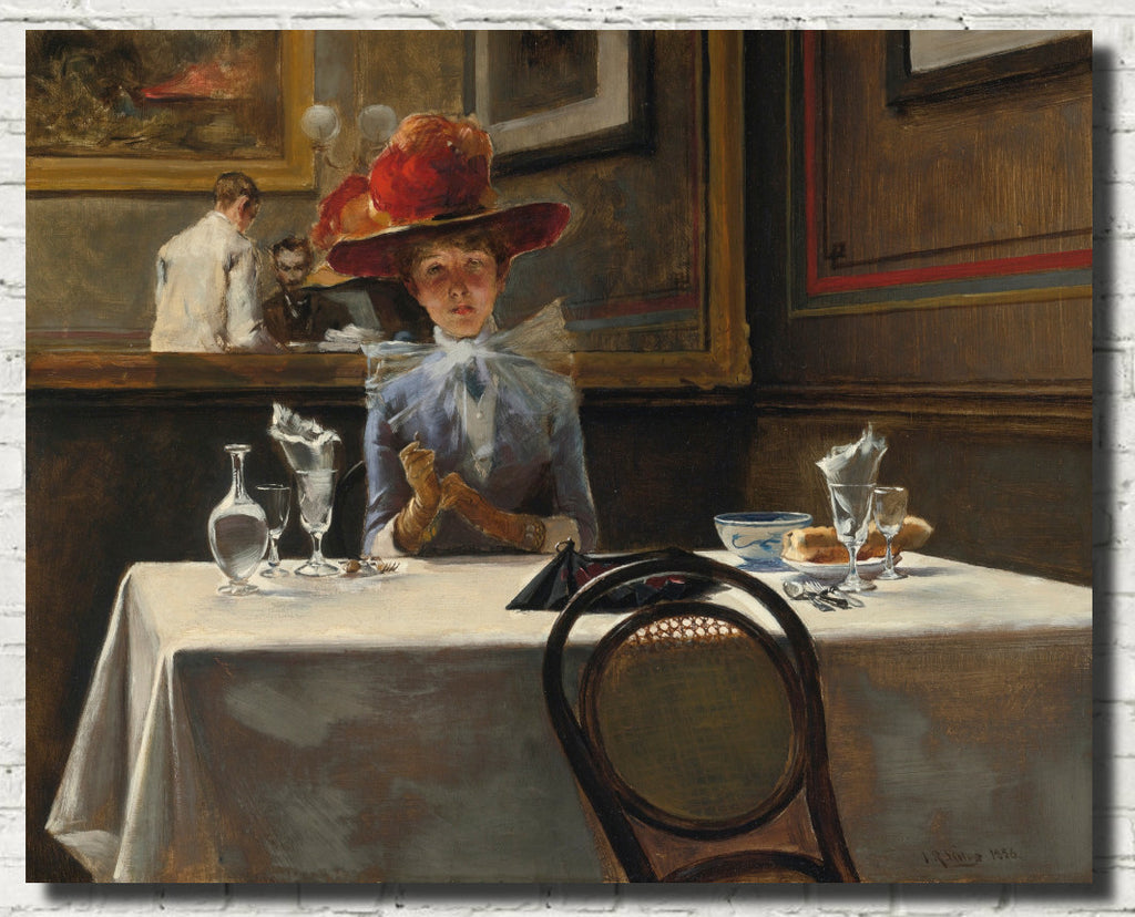 Irving Ramsey Wiles Fine Art Print, The Corner Table