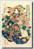 Keisai Eisen, Japanese Art Print : The Courtesan Hanamurasaki of the Tsuchiya