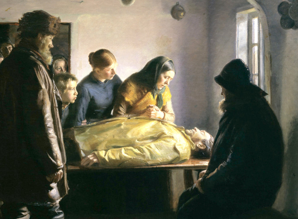 Michael Ancher Fine Art Print, The Drowned Fisherman