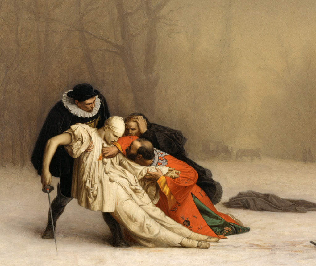 Jean-Léon Gérôme Fine Art Print : The Duel After the Masquerade
