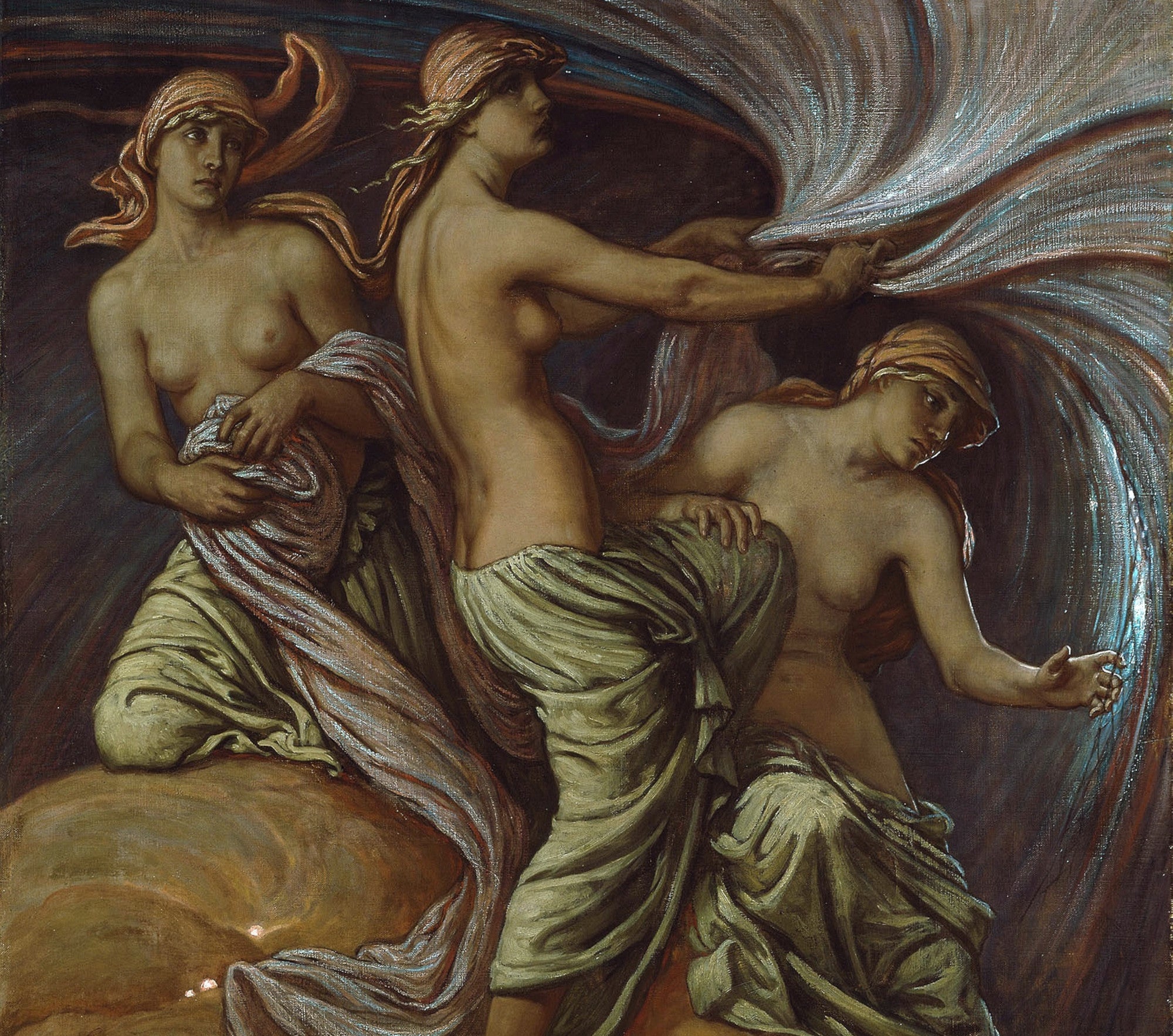 The Fates Gathering in The Stars, Elihu Vedder, Premium Giclee Fine Art Print