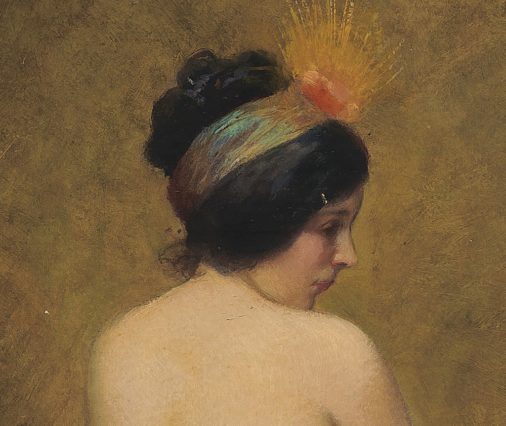 The Feathered Headband, Albert Joseph Penot Fine Art Print