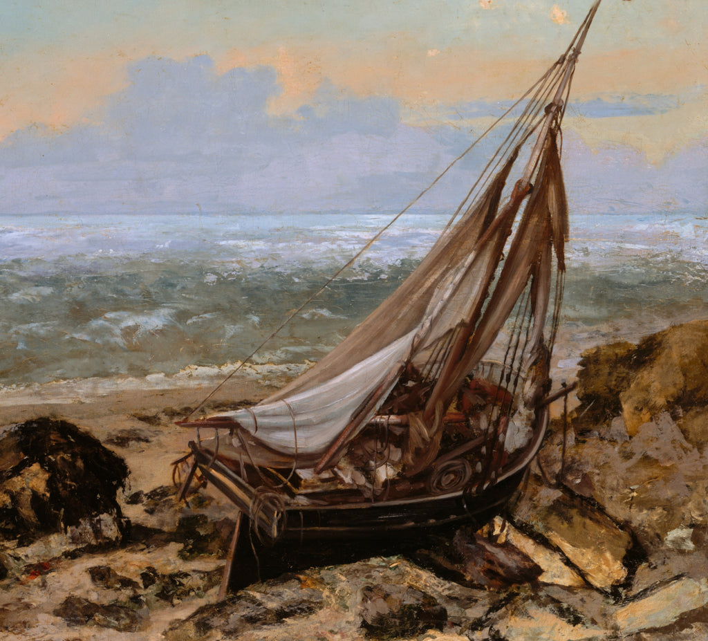 Gustave Courbet Fine Art Print, The Fishing Boat