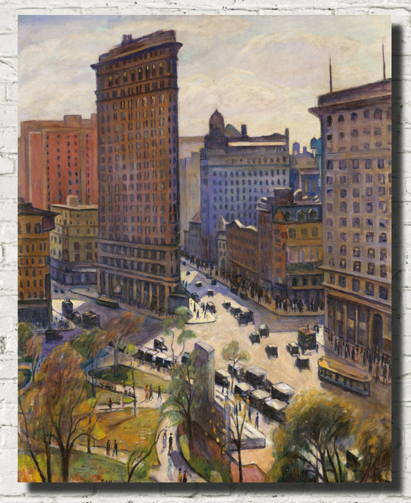 The Flatiron Building, Samuel Halpert Fine Art Print