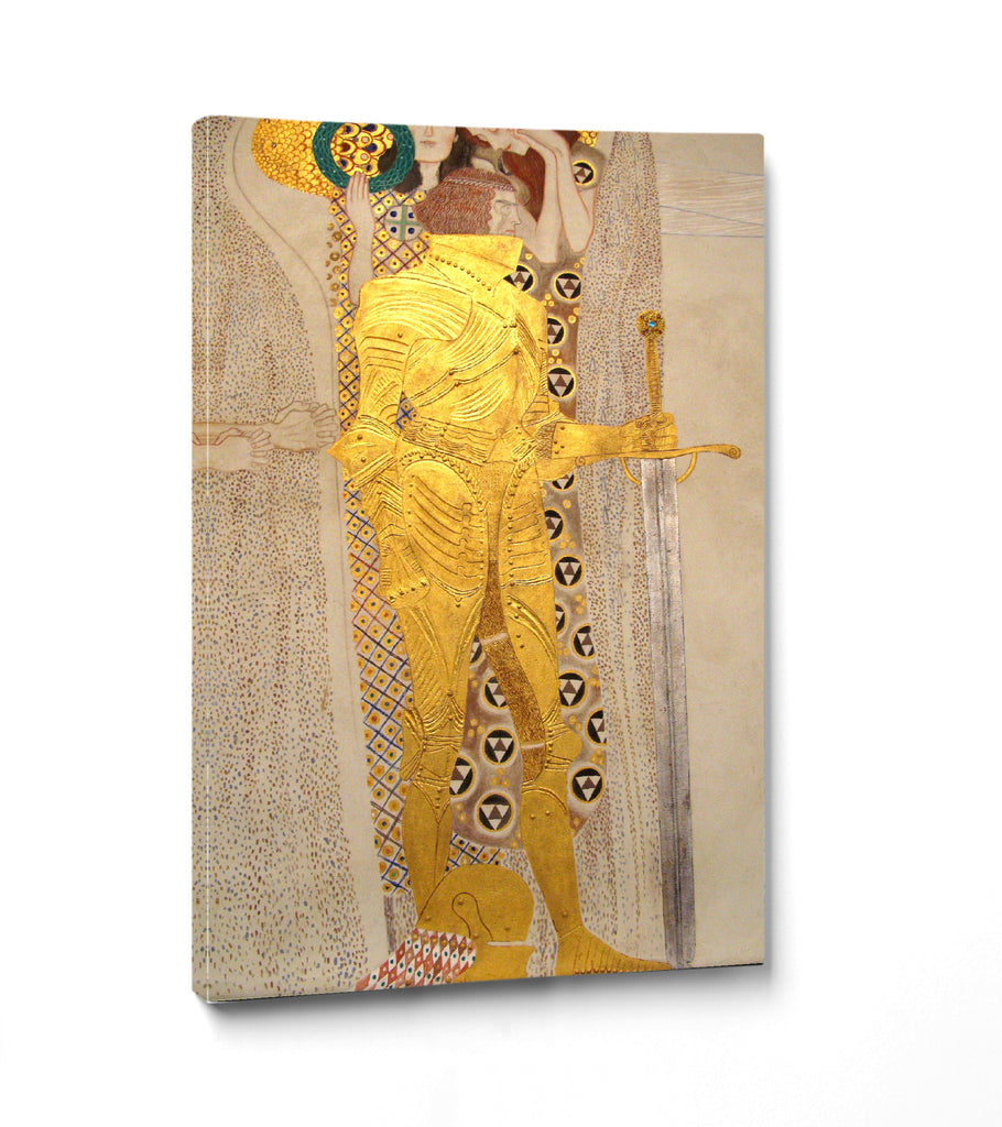 Gustav Klimt, The Golden Knight (Beethoven frieze)