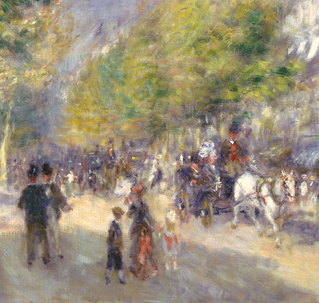 Renoir, Impressionist Fine Art Print, The Grands Boulevards