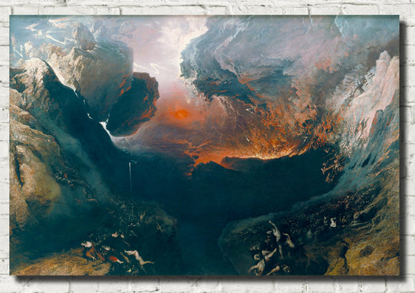 John Martin Fine Art Print: The Great Day of His Wrath