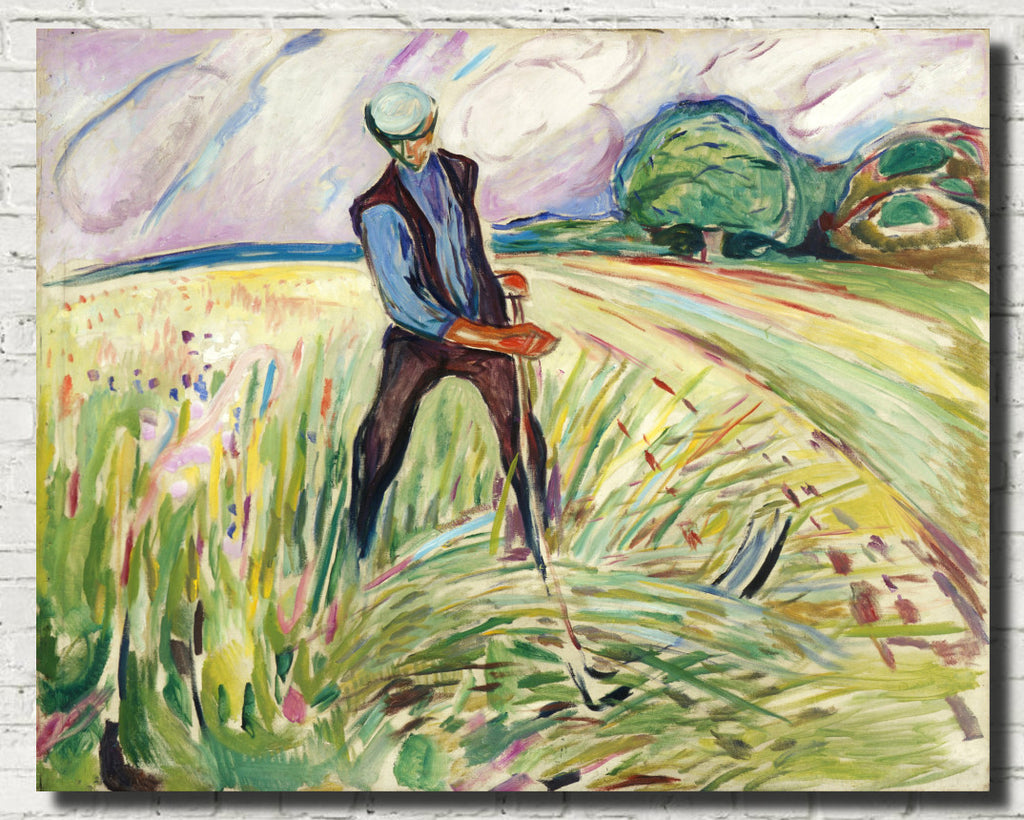 Edvard Munch Fine Art Print, The Haymaker