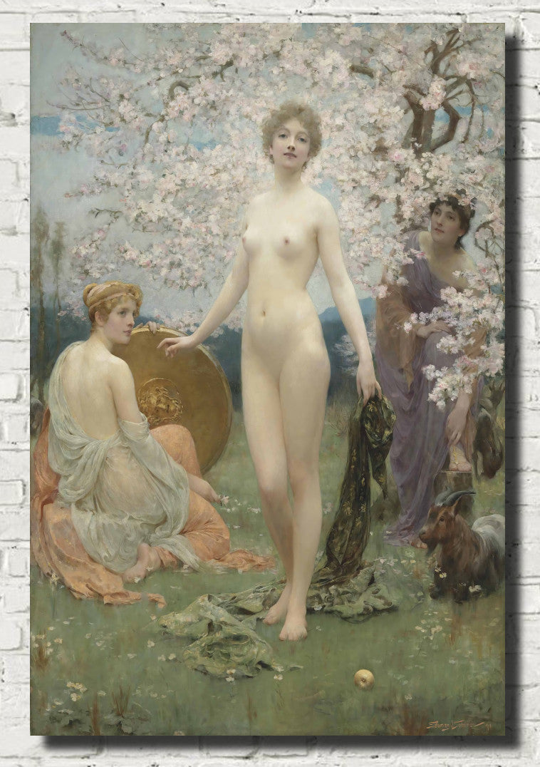 The Judgement of Paris, Solomon Joseph Solomon Fine Art Print