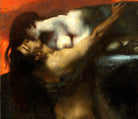 The Kiss of the Sphinx, Franz Stuck Fine Art Print