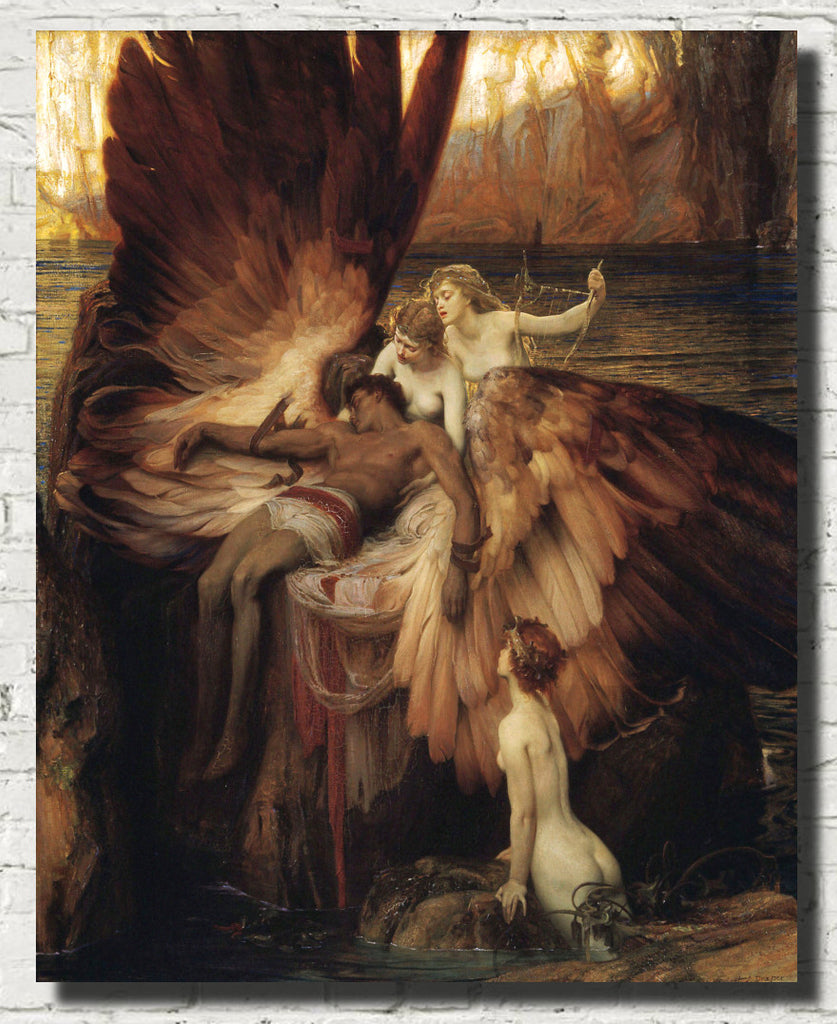 Herbert James Draper Fine Art Print, The Lament for Icarus