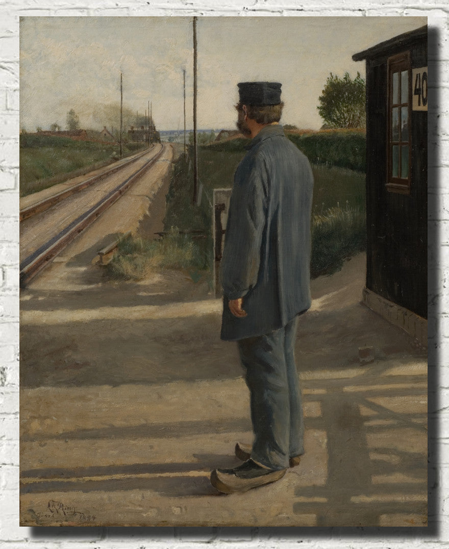 Laurits Andersen Ring Fine Art Print, The Lineman