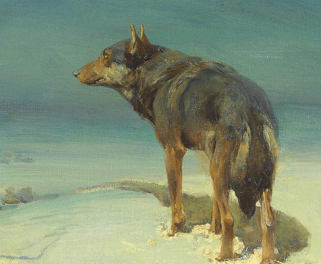 Alfred Kowalski Fine Art Print, The Lone Wolf