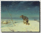 Alfred Kowalski Fine Art Print, The Lone Wolf