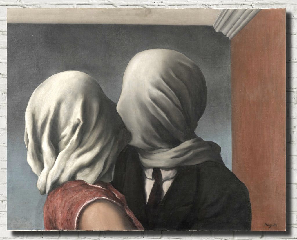 Rene Magritte Fine Art Print : The Lovers II