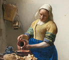 Johannes Vermeer Fine Art Print : The Milkmaid