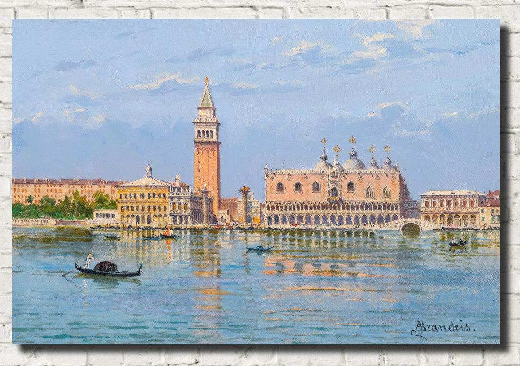 The Molo, Venice, Antonietta Brandeis Fine Art Print