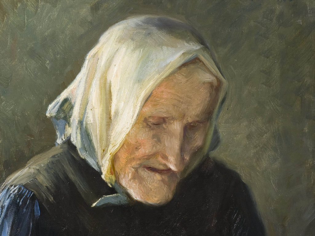 Fanny Brate Fine Art Print, The Old Blind Woman