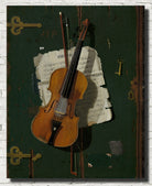 John F Peto Fine Art Print, The Old Violin