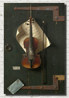 William Michael Harnett Fine Art Print, The Old Violin