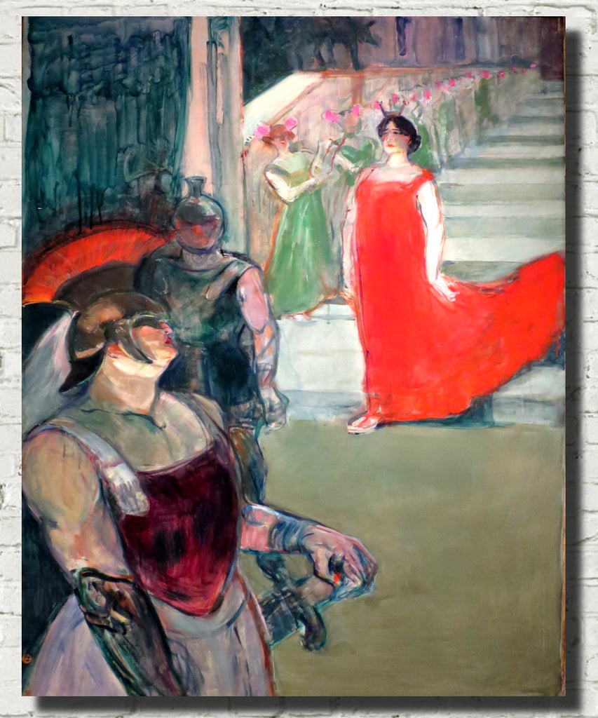 Henri de Toulouse-Lautrec Fine Art Print, The Opera Messelina at Bordeaux