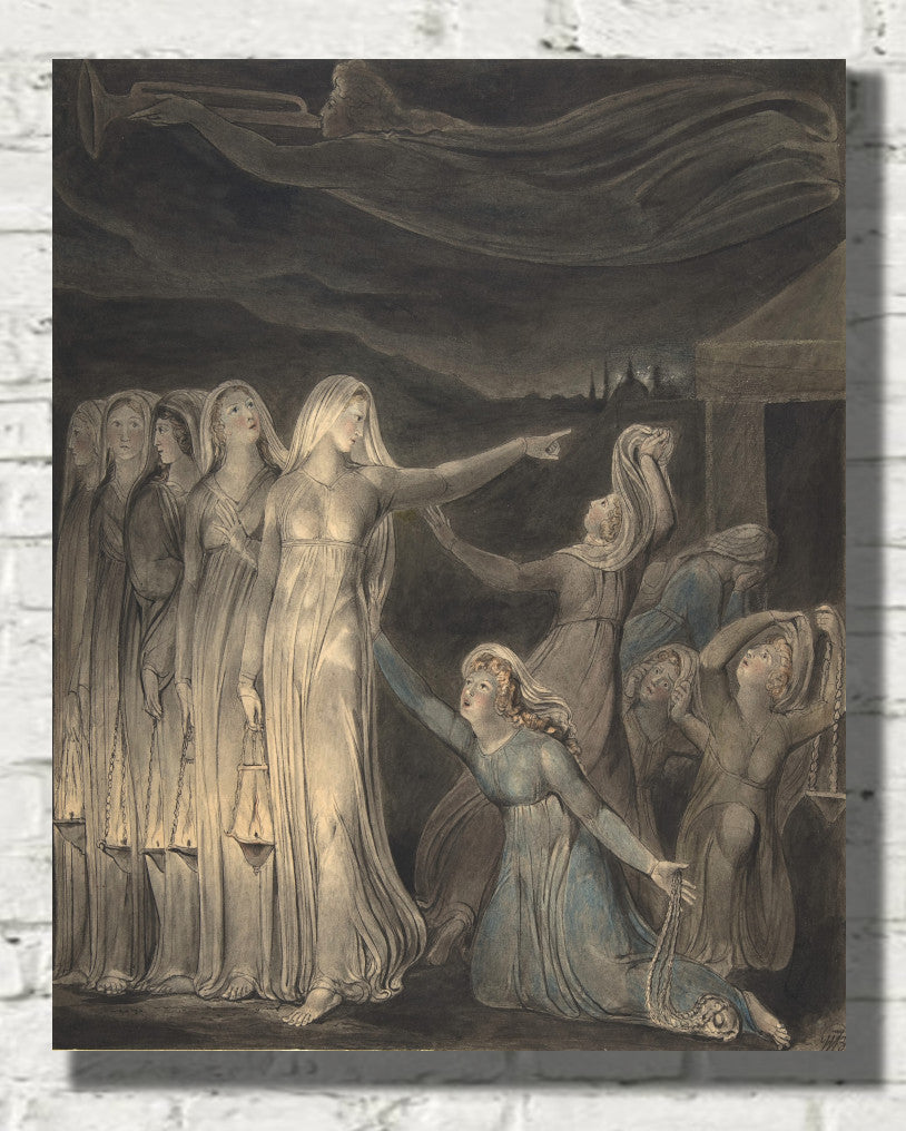 William Blake, The Parable of the Wise and Foolish Virgins
