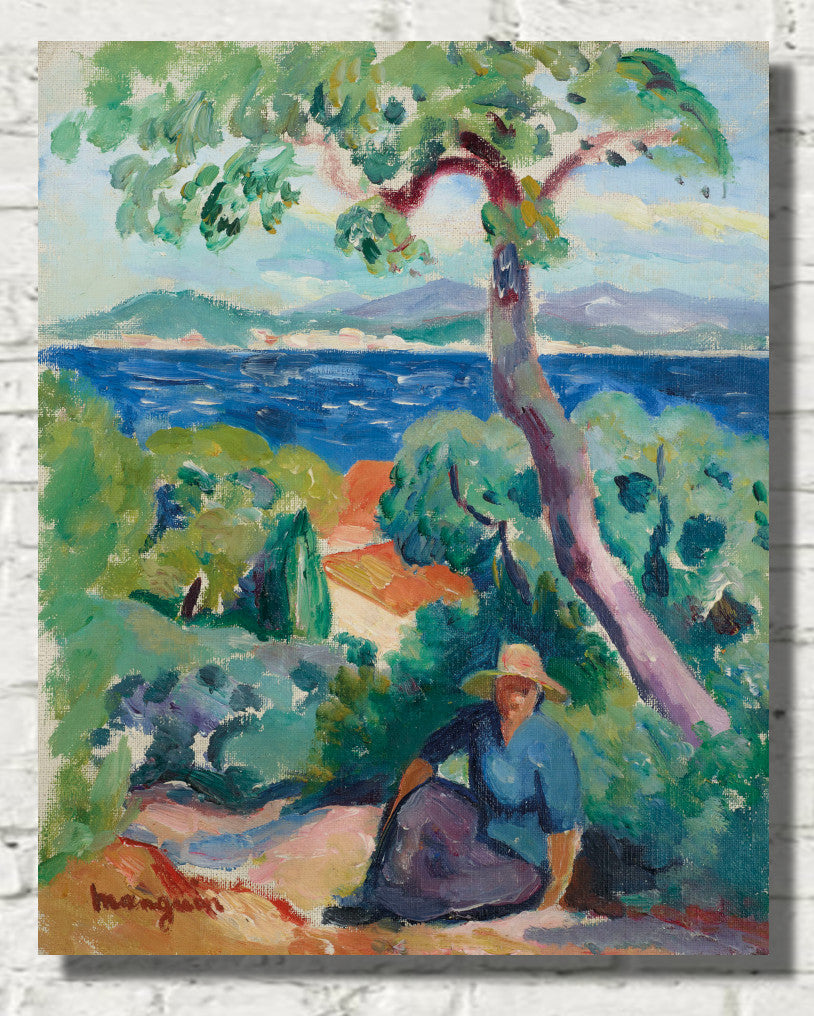 Henri Manguin, The Path behind the Oustalet, Saint-Tropez