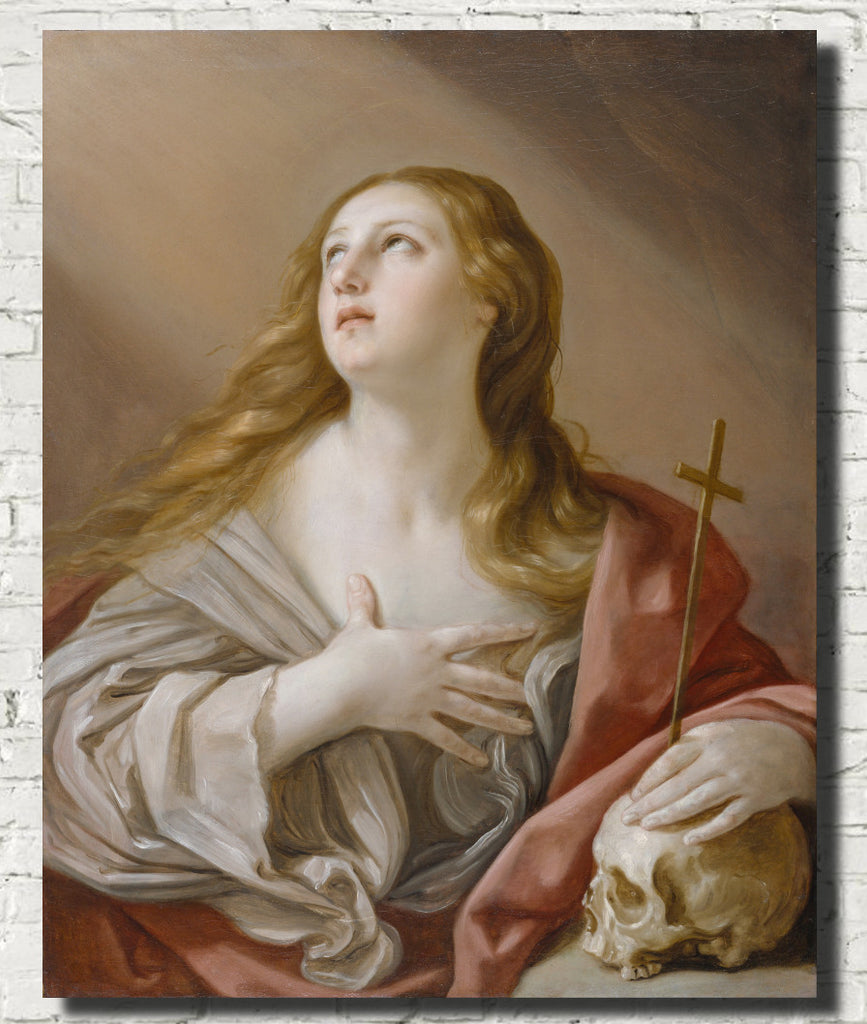 Guido Reni Fine Art Figure Print : The Penitent Magdalene