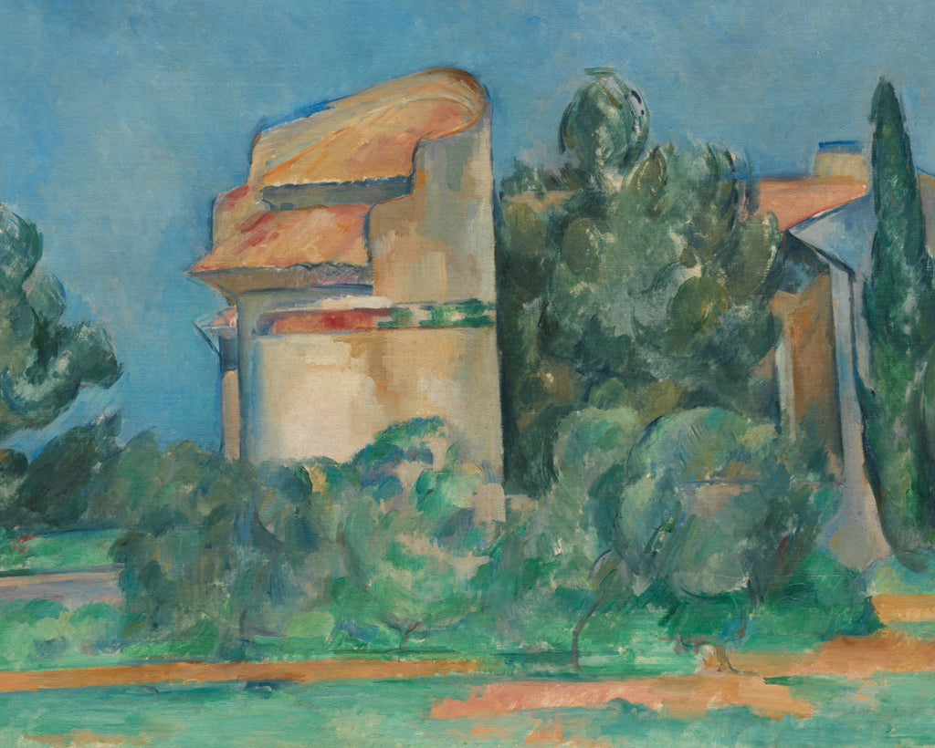 Paul Cézanne Post-Impressionist Fine Art Print, The Pigeon Tower at Bellevue