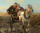 Alfred Kowalski Fine Art Print, The Polish Wedding Ride