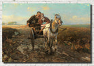 Alfred Kowalski Fine Art Print, The Polish Wedding Ride