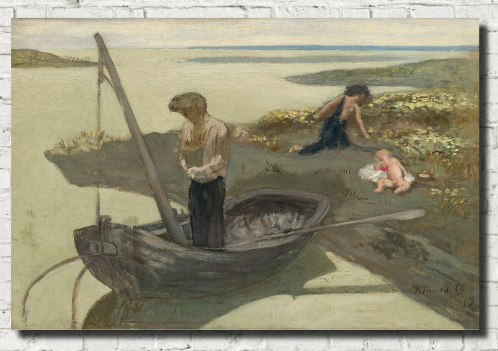 Pierre Puvis de Chavannes Fine Art print, The Poor Fisherman