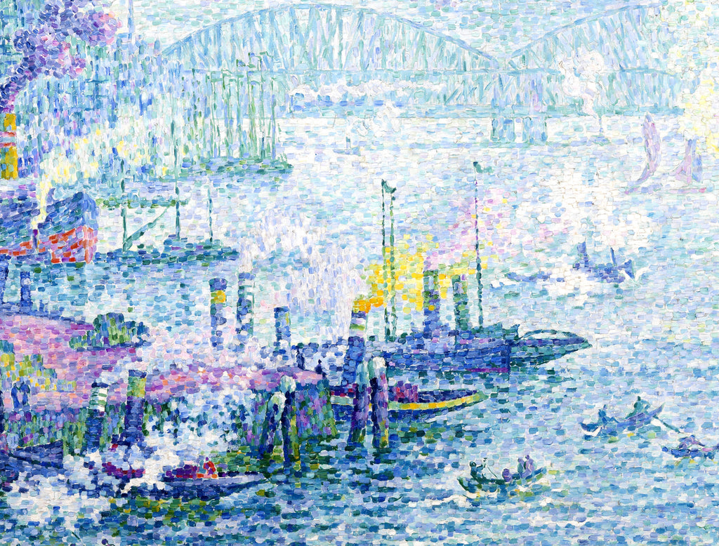 Paul Signac Fine Art Print, The Port of Rotterdam