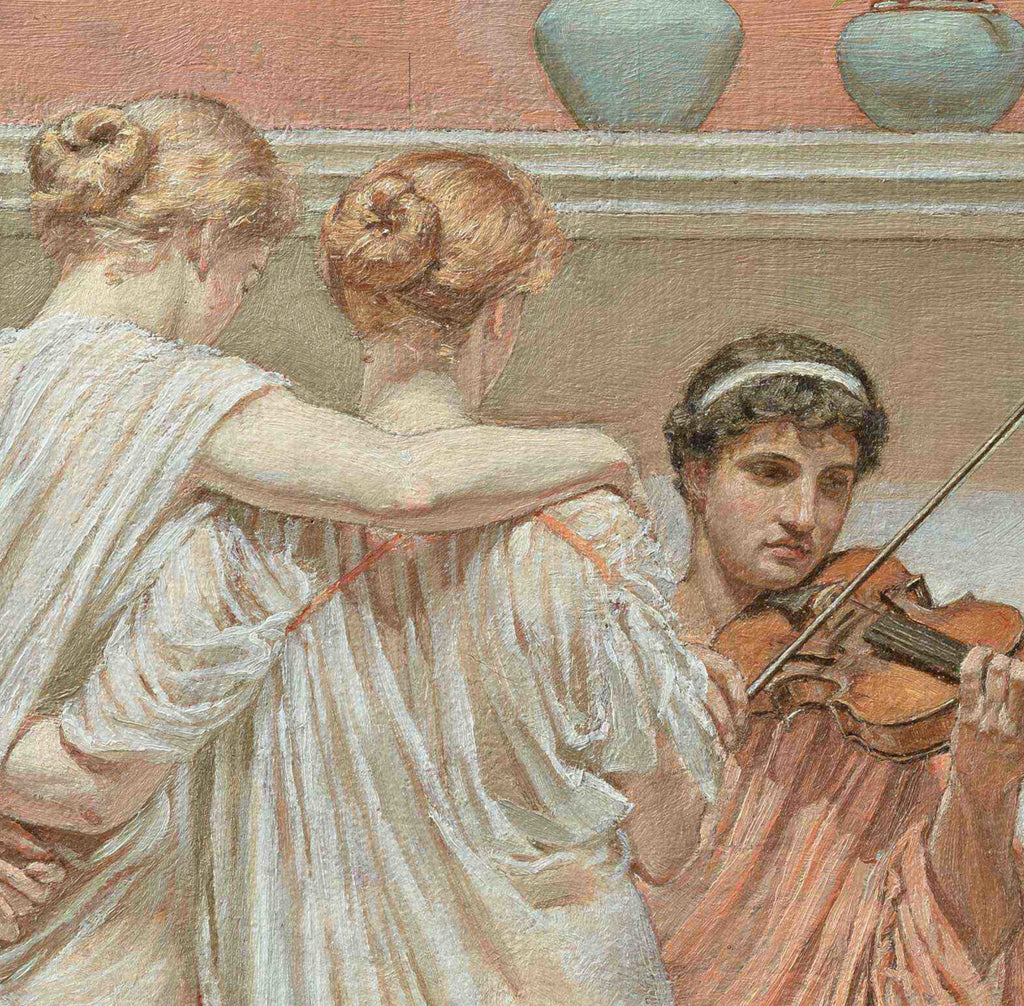 Albert Joseph Moore, Fine Art Print : The Quartet, a Painters Tribute to Music