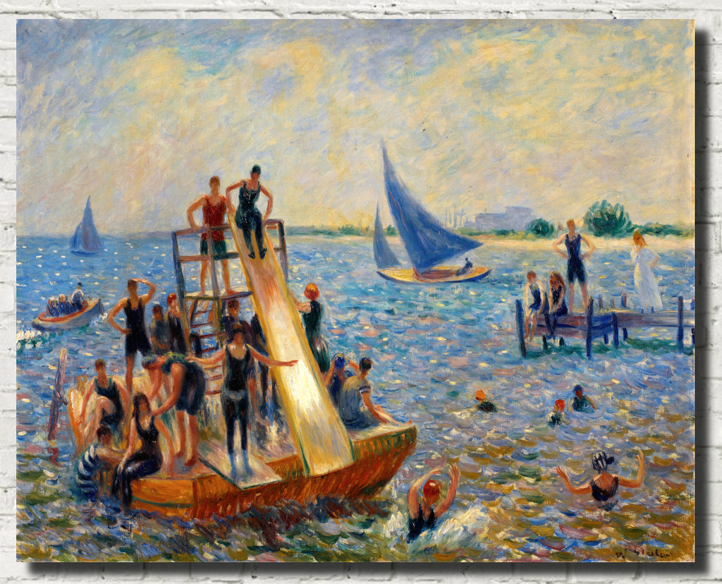 The Raft, William Glackens Fine Art Print