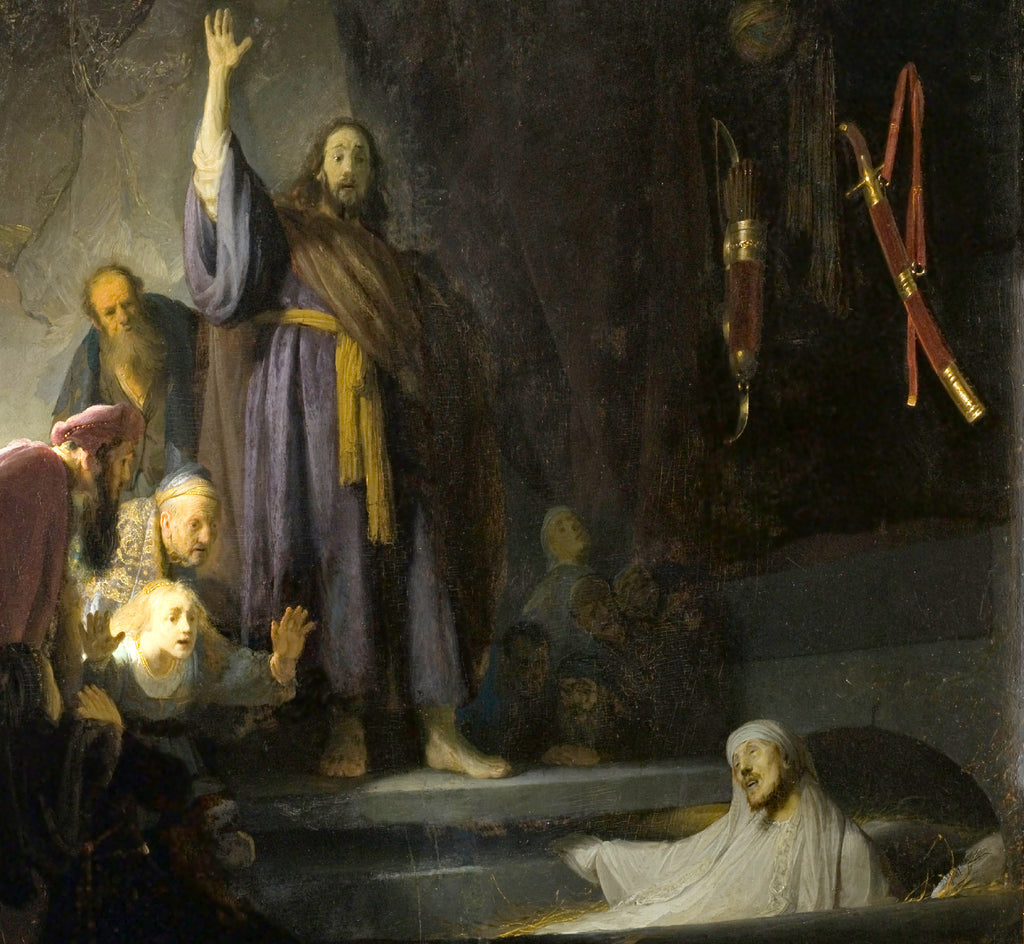 Rembrandt Fine Art Print, The Raising of Lazarus