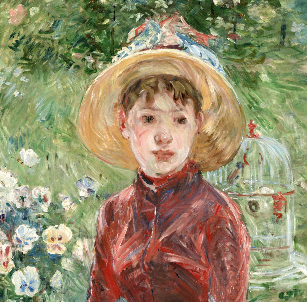 Berthe Morisot, French Fine Art Print : The Red Bodice